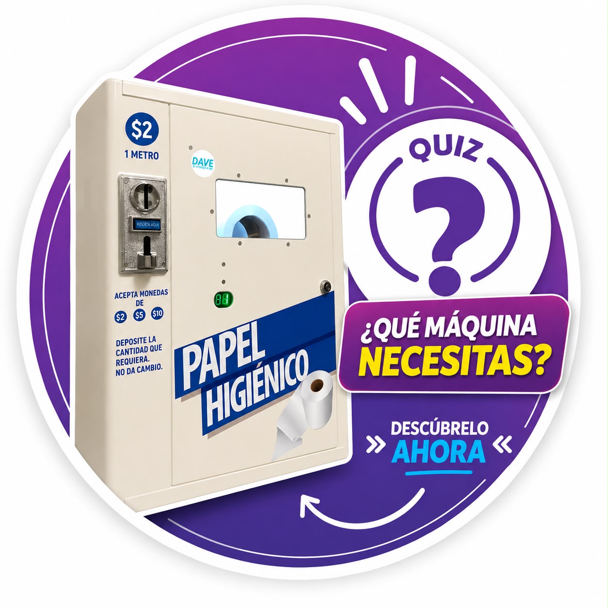 Quiz: descubre qué máquina vending necesitas