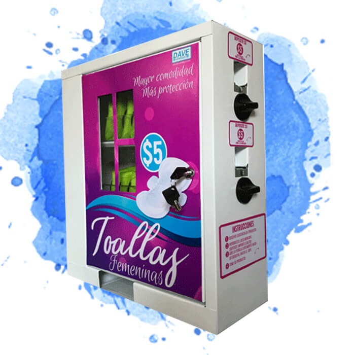 Dispensador de Toallas Femeninas, Despachador de Toallas Femeninas. 