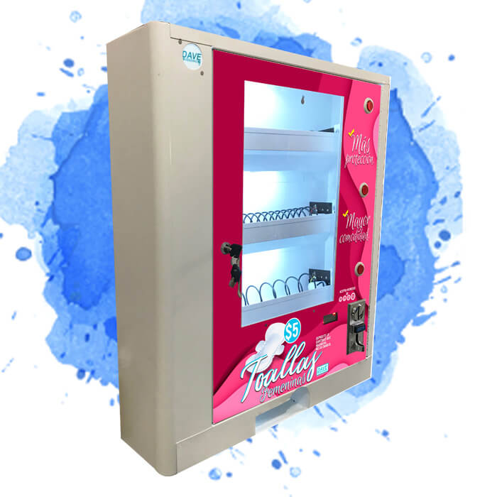 Dispensador de Toallas Femeninas, Maquina vending de Toallas Femeninas